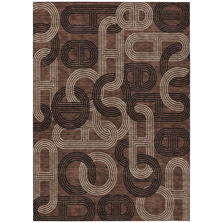 Aquaisha Geometric Indoor / Outdoor Rug