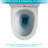 Ceramic Toilet With Dual Flush And Comfortable Sitting Experience Efficient Flushing Lid