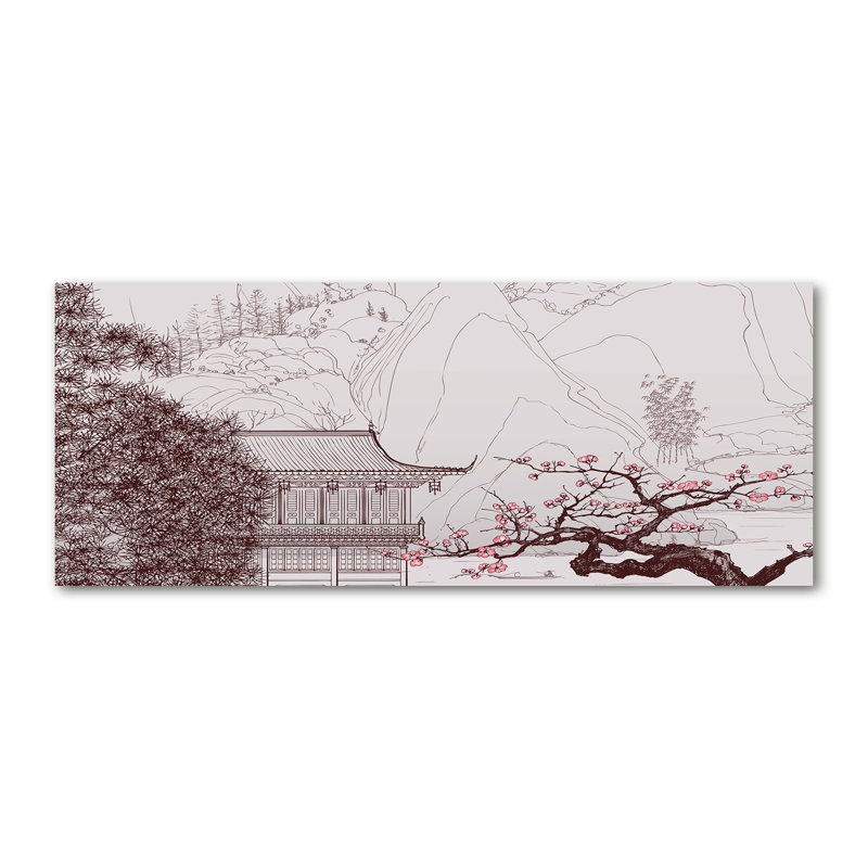 Chinese Landscape - Wrapped Canvas Print