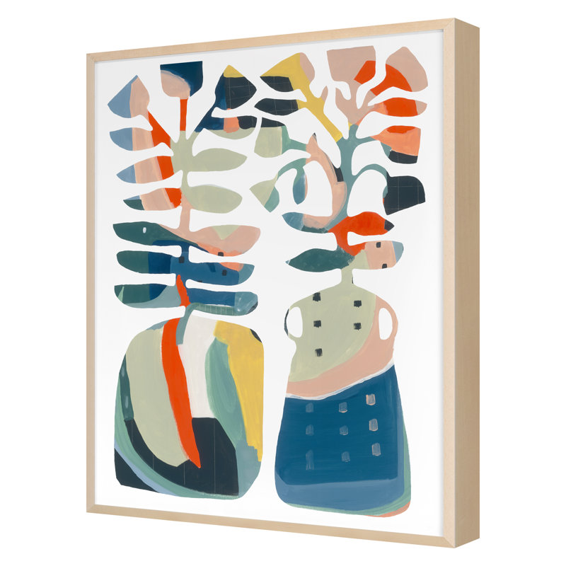 Surprise Surprise Print by Katie Straus, 27" H x 20" W x 2" D, Maple Framed