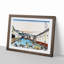 Nihonbashi in Edo by Katsushika Hokusai - Framed Print-55576973-55576975