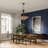 5 - Light Dimmable Geometric Chandelier