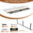  12 Inch Deep Floating Shelf, 48 x12 Inch Large Wall Mounted Shelf for Kitchen, Bathroom, Living Room, White (2 Pack)-676599100-676326580