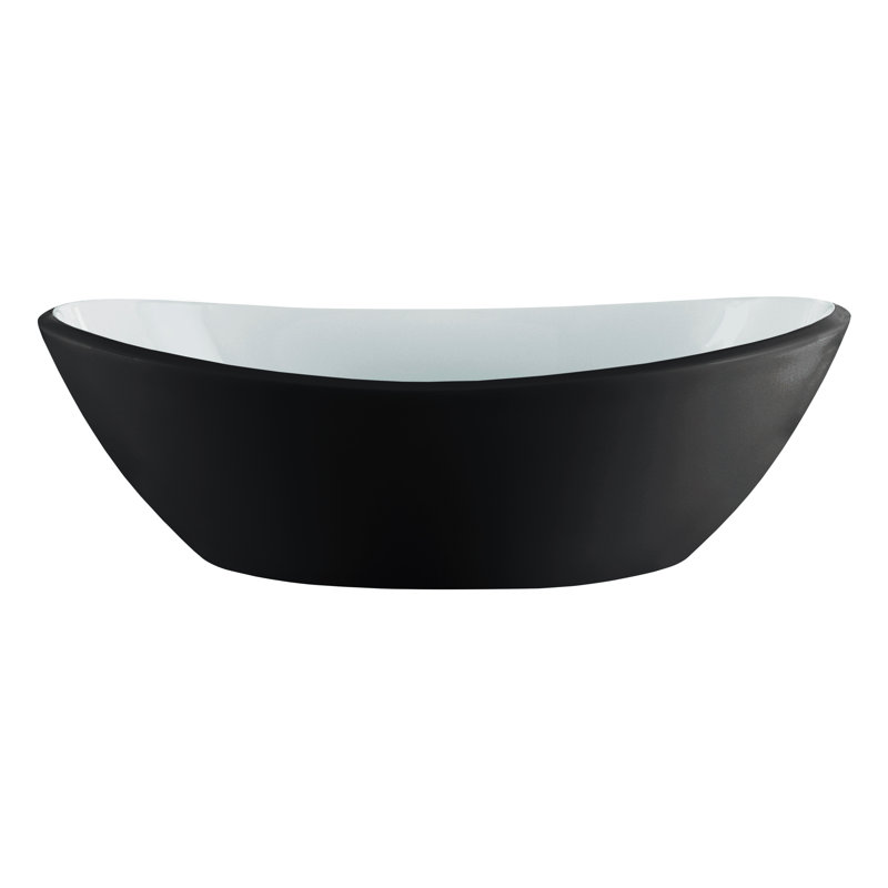Amalfi 21.62'' L Bathroom Sink, Matte White, Mint Turquoise - Matte