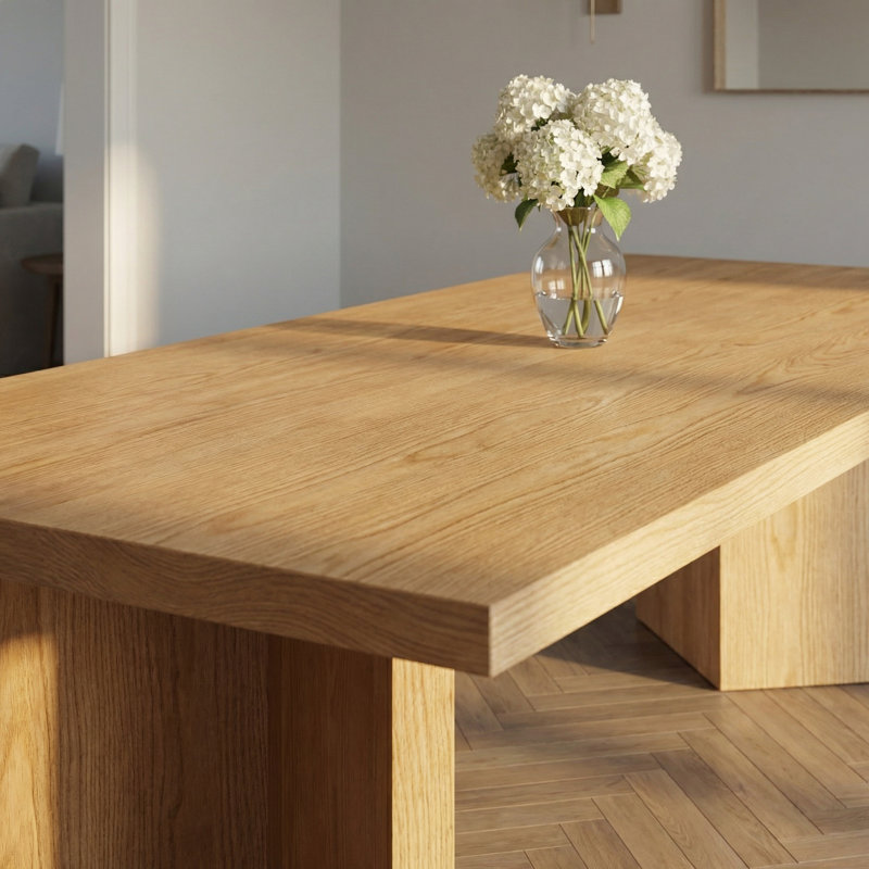 Table de salle à manger Modern, 29.53"H x 86.61"L x 35.43"W