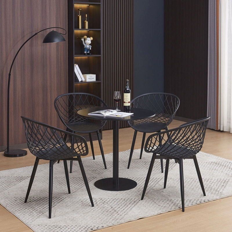 4 - Person Dining Set, Black