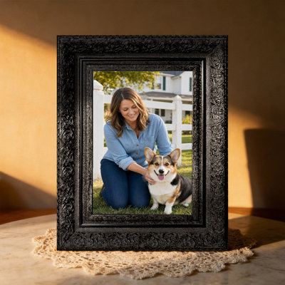 8" x 10" Black 3 PCS Gallery Inspired Picture Frame for Graduation Photo Display