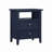 Weston Midnight Blue 2 Drawer Nightstand