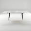 Ensemble de table de salle à manger extensible de 62,9 po à 94,4 po avec chaises en pierre frittée-332825819