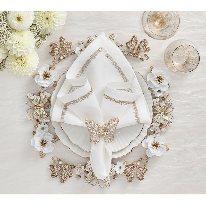 Papillon Napkin Ring in a Gift Box