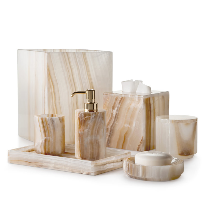 Ambarino Soap Dispenser, Polished Gold