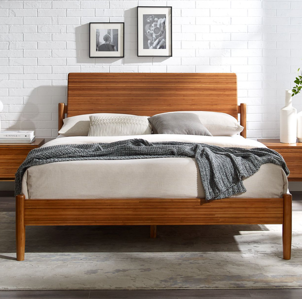 Benji Bamboo Bed, King, Amber