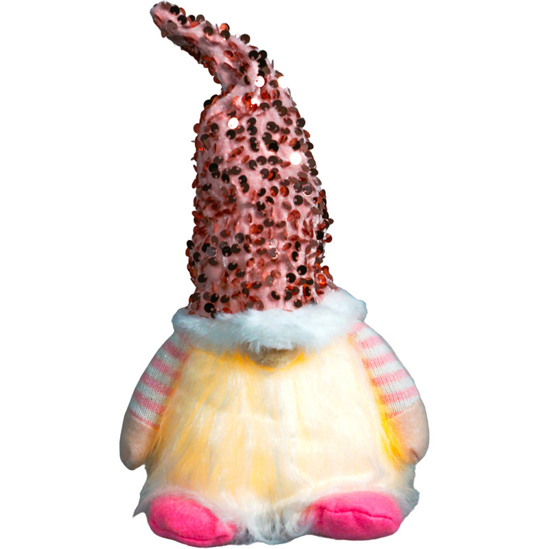 Henault Christmas Stuffed Holiday Accent, Pink