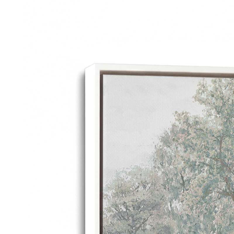Silver Woods by Amber Sterling Art Print, Framed Canvas, 48 W x 36 H, White