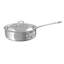 Mauviel M'COOK 5-Ply Saute Pan With Lid, Cast Stainless Steel Handle, 3.2-Qt