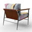 Cuscute - Fauteuil rembourré en marbre-1060021638
