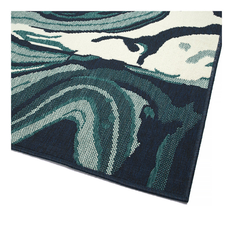 Modern, Abstract, Textured Cut Pile Rectangle Throw Rug, Rectangle 5'3" x 7'6"