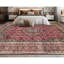 Tapis rouge noué à la main de haute qualité
