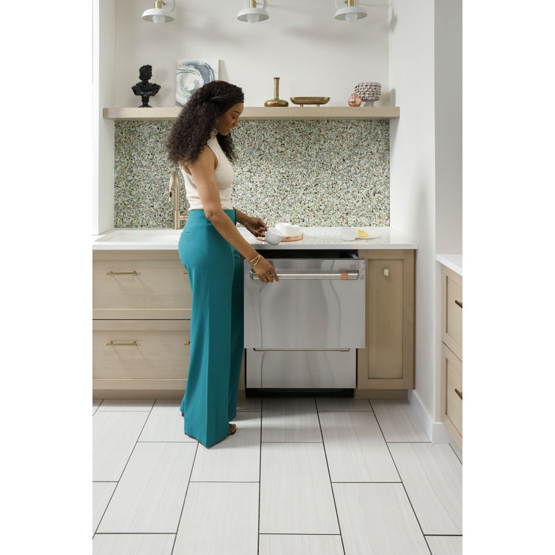 24" 49 dBA Built-In Digital Control Dishwasher, Matte Black