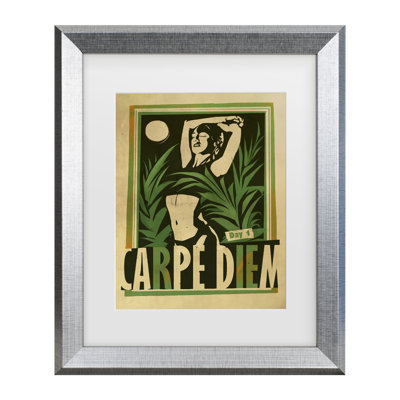 Reproduction encadrée «Dionise Gemos Carpe Diem»