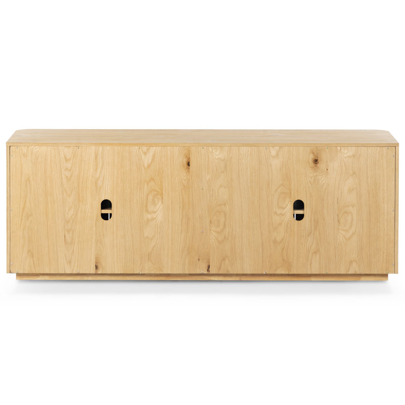 Liadonna 4 Door Wood Sideboard, Natural