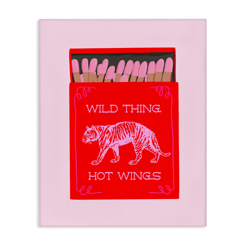 «Wild Thing Matchbox», conception par Cherrywood Lane, H 20 po x l 16 po