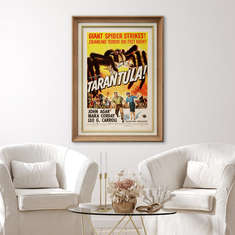 «Tarantula Classic Sci Fi Horror», affiche d'art de film, créature rétro, images encadrées sur toile, estampe numérique