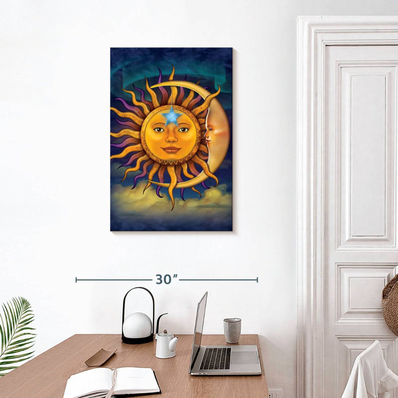 Oberle Sun Moon, 30" H x 20" W