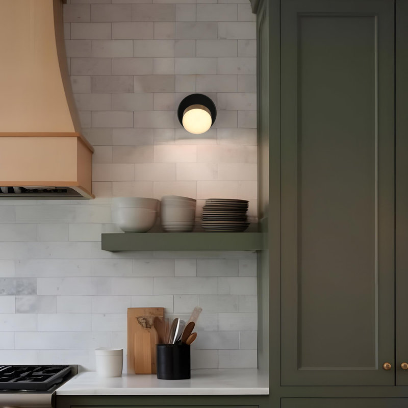 Essinger 1-Light Dimmable LED Adjustable Modern Bathroom Wall Sconce