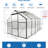 Heavy-Duty 6X10 Ft Greenhouse With Ventilation For Plant Health All Seasons Polycarbonate Insect Access Pollination-124311236