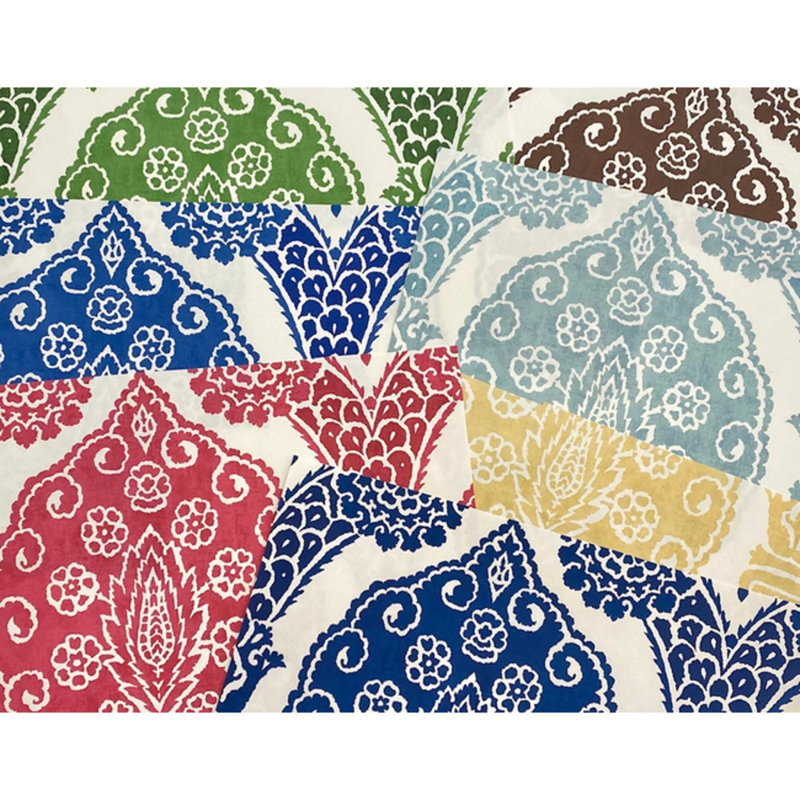 Grand Bazaar Sufera 30' L x 26.75" W Wallpaper Roll, Aqua