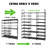 50 Pair Stackable Shoe Rack