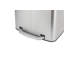 40L Dual Trash Can Kitchen Waste Rubbish Garbage, Dual Step Garbage Can & Recycle Bin with 2 Removable Inner Buckets (Silver, 40L)