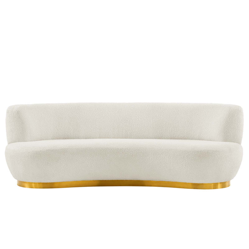 Canapé Modway Kindred Boucle, Or