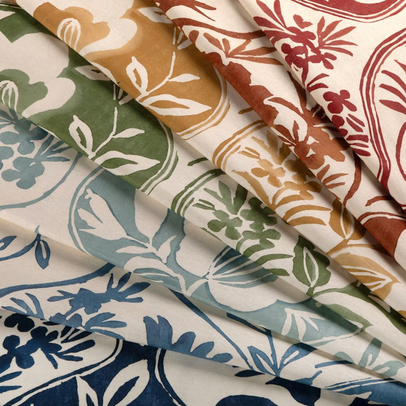 Calathea Print, Gold/Beige