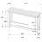 White Wood Entryway Sofa Console Table