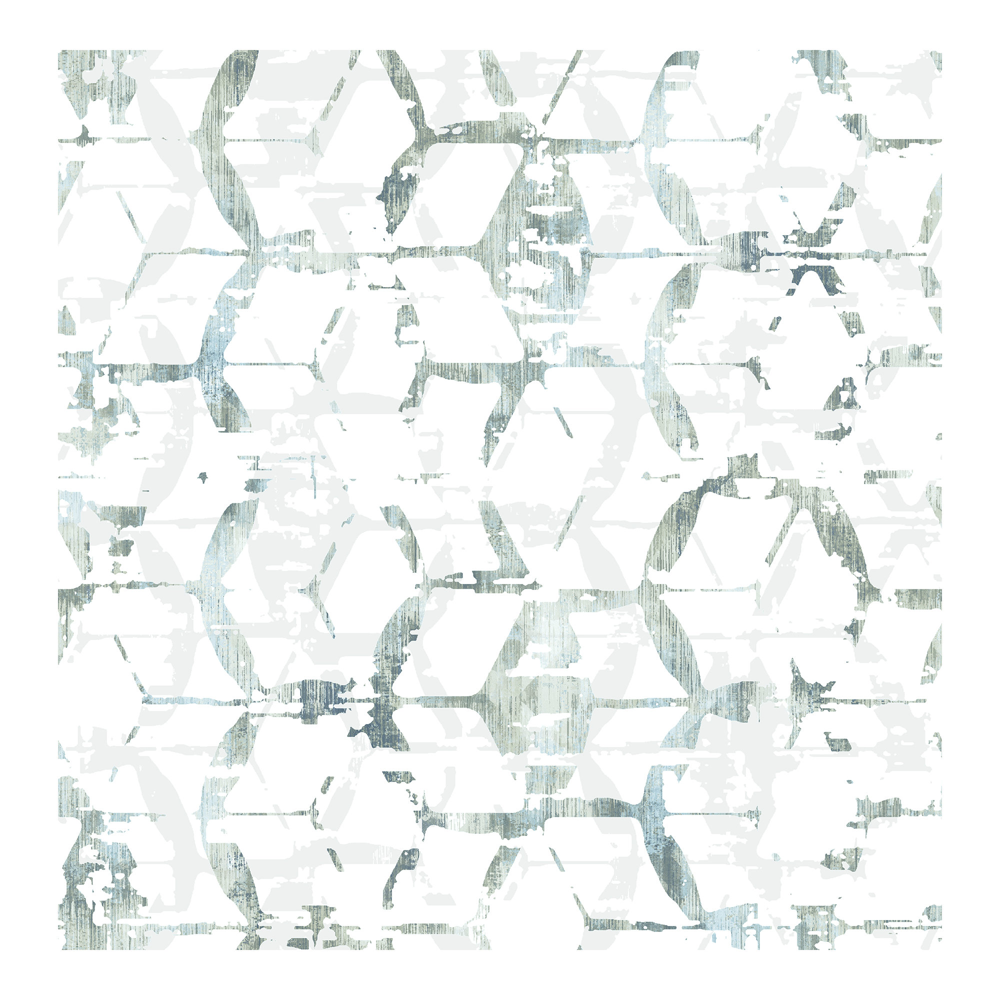 Verlina Modern Geometric Wallpaper, Slate