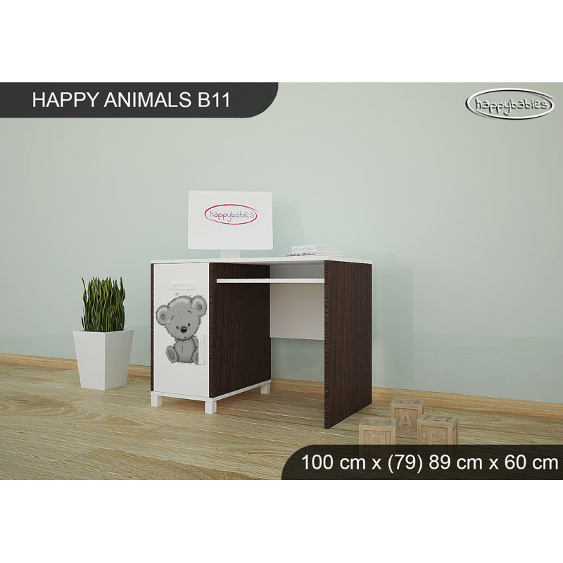 100cm Writing Desk, Chestnut