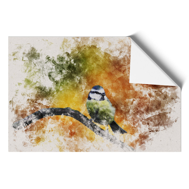 Blue Tit Bird Vol.2 - No Frame Print, 59cm H x 84cm W x 0.1cm D