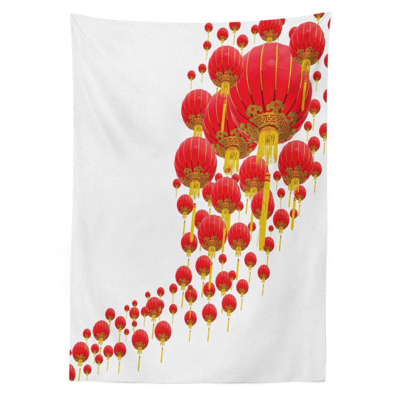 Lantern Tablecloth, 84" L x 60" W