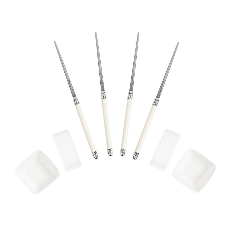 Flatware Set, Faux Ivory