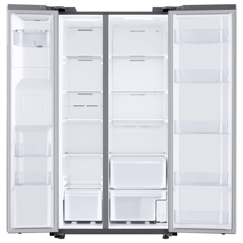 Samsung 27.4 cu. ft. Large Capacity Side-by-Side Refrigerator, Stainless Steel