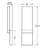 Glacier Steel LED Flush Mounted Sconce
