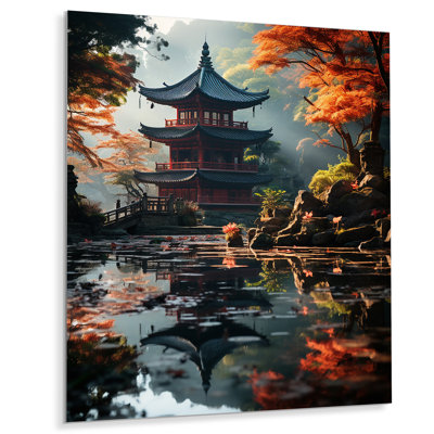 Art asiatique, pagode sereine, art asiatique