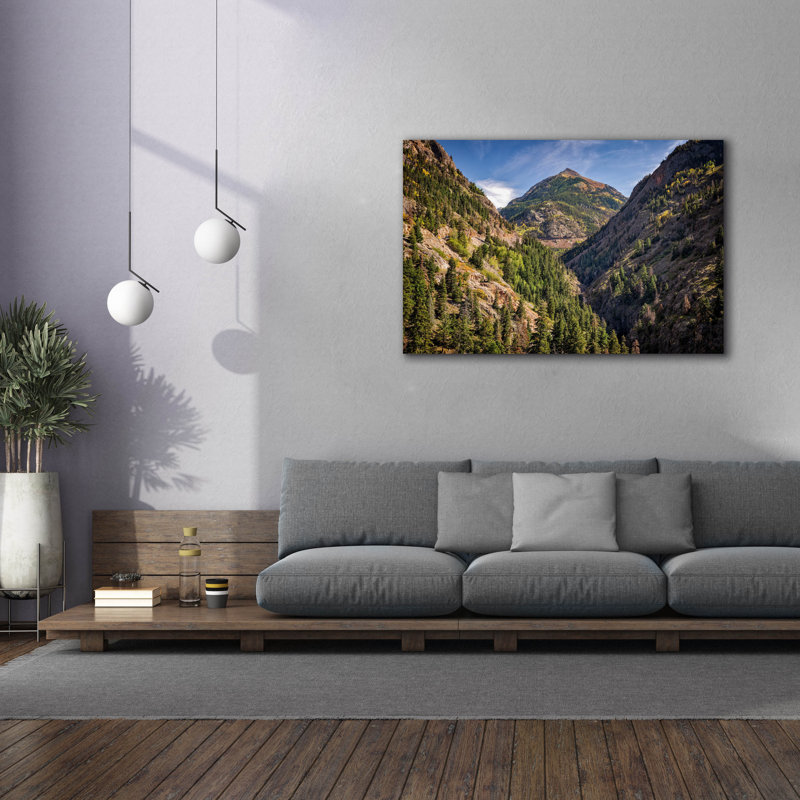 Toile épique Graffiti «Abrams Mountain» par Rick Berk, 60 po x 40 po