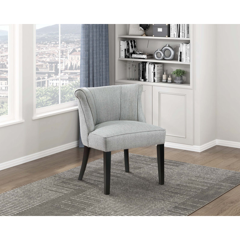 Fauteuil d'appoint à coussin en mousse, Gris