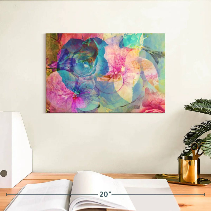 Harnek roses et hortensias, H 8 po x l 12 po