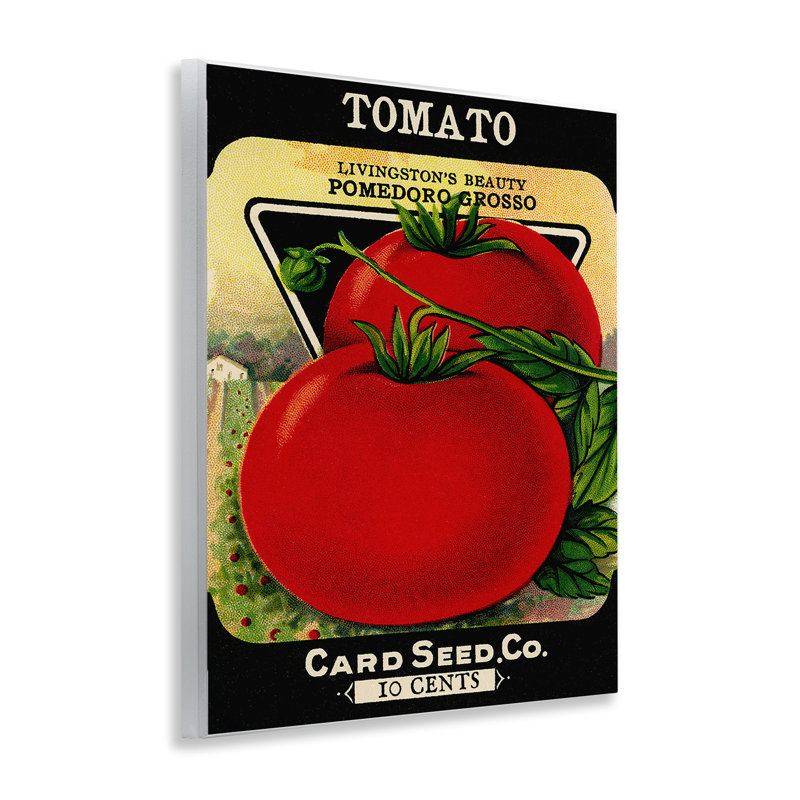 Plaque murale rétro "Garden Tomato", par Lil 'Rue