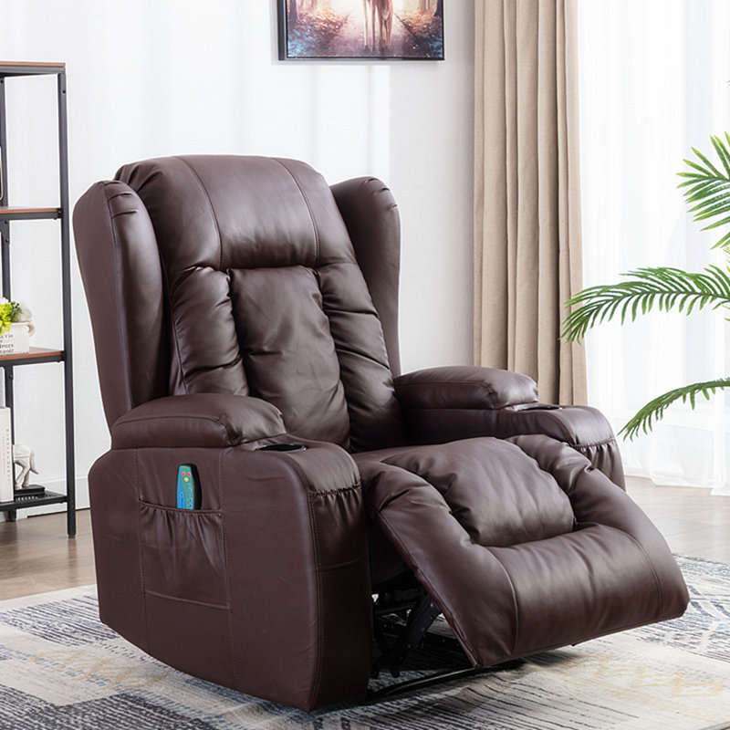 Canapé inclinable Pu, Brun