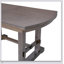 Ensemble de table de salle à manger extensible en bois 6 pièces avec rallonge amovible, chaises rembourrées et banc pour une assise confortable
